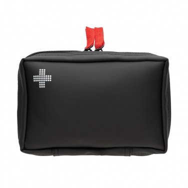 Logotrade promotional gift picture of: RCS recycled nubuck PU pouch  first aid set