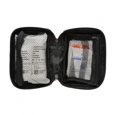 Logotrade promotional item picture of: RCS recycled nubuck PU pouch  first aid set