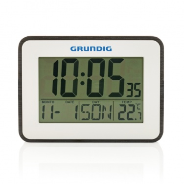 Logotrade promotional product picture of: Grundig weatherstation alarm and calendar