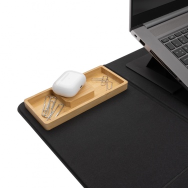 Logotrade promotional item picture of: Impact AWARE RPET Foldable desk organizer with laptop stand