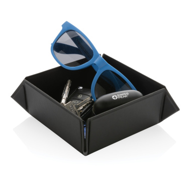 Logotrade promotional product picture of: Swiss Peak RCS recycled PU foldable magnetic storage tray