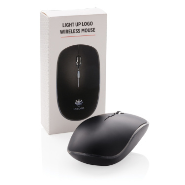 Logo trade business gift photo of: Light up logo wireless mouse