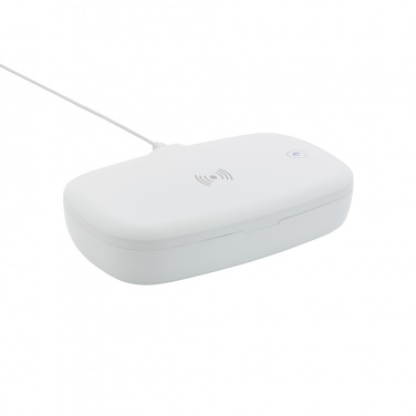 Logotrade business gift image of: UV-C steriliser box with 5W wireless charger
