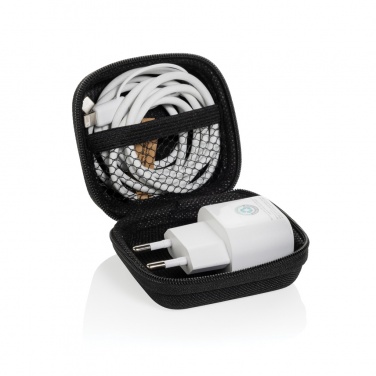Logo trade promotional products picture of: Boost RCS reycled PET 20W type C 2 pcs charging set