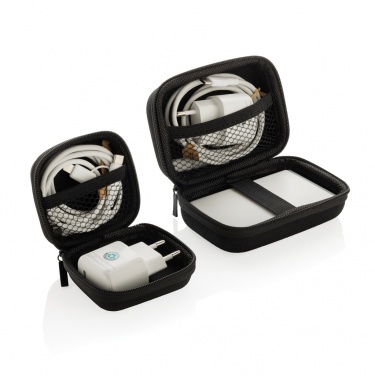 Logo trade promotional giveaway photo of: Boost RCS reycled PET 20W type C 2 pcs charging set