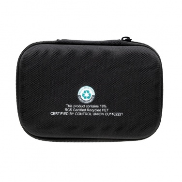 Logo trade promotional merchandise image of: Surge RCS recyled PET 20W type C 3 pcs charging set