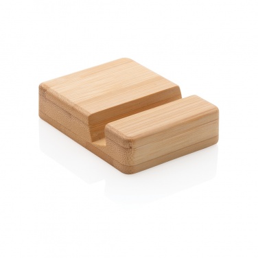 Logo trade promotional products image of: Bamboo phone stand XD
