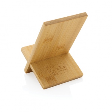 Logotrade promotional giveaways photo of: Bamboo phone stand in kraft box