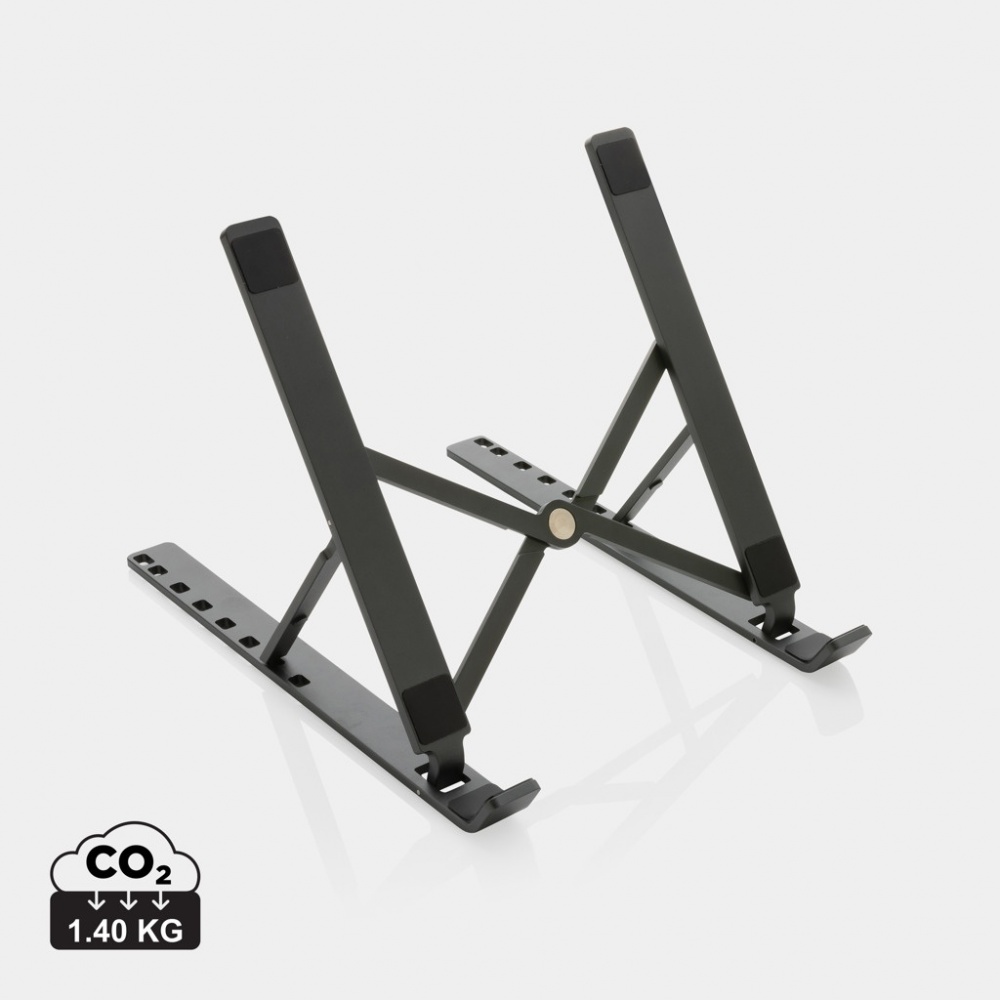 Logo trade promotional merchandise picture of: Terra RCS recycled aluminium universal laptop/tablet stand