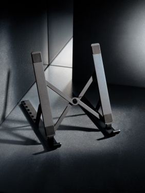 Logo trade promotional giveaways picture of: Terra RCS recycled aluminium universal laptop/tablet stand