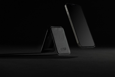 Logotrade promotional merchandise image of: Magstand RCS recycled PU magnetic phone wallet with stand