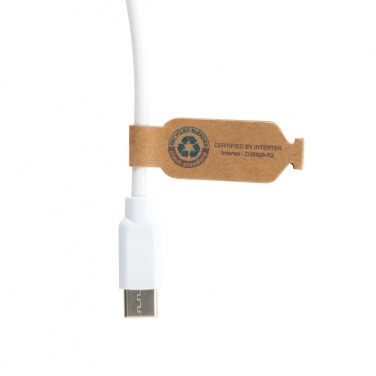 Logo trade business gifts image of: RCS recycled plastic Ontario 6-in-1 cable