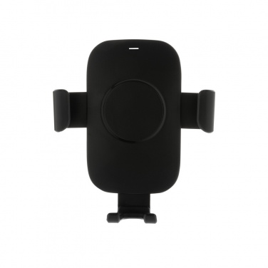 Logo trade promotional gift photo of: RCS recycled plastic 10W wireless charging car holder