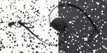 Logotrade promotional merchandise image of: RCS standard recycled plastic and TPE 6-in-1 cable