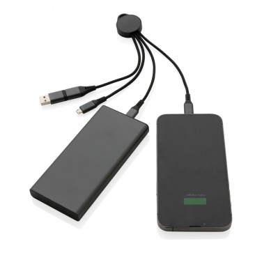 Logotrade promotional gift picture of: Terra RCS recycled aluminium 6-in-1 charging cable