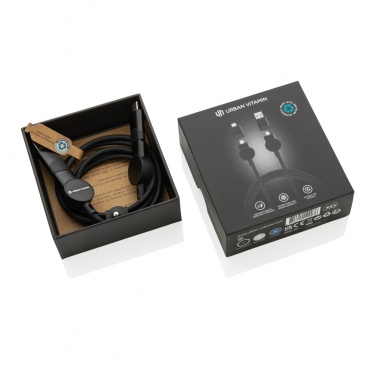 Logotrade promotional merchandise photo of: Oakland RCS recycled plastic 6-in-1 fast charging 45W cable