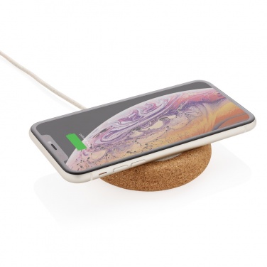 Logotrade promotional merchandise picture of: Cork and Wheat 5W wireless charger