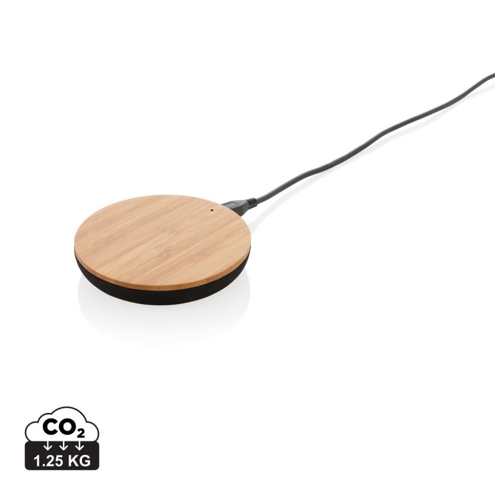 Logotrade advertising products photo of: Bamboo X 5W wireless charger