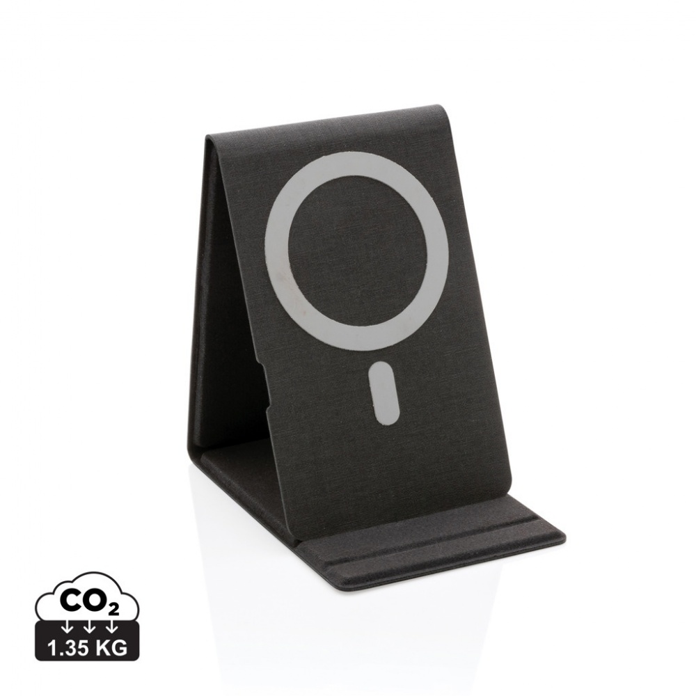 Logo trade promotional products picture of: Artic Magnetic 10W wireless charging phone stand