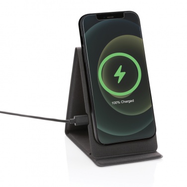Logo trade promotional products picture of: Artic Magnetic 10W wireless charging phone stand