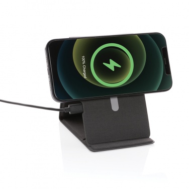 Logotrade promotional gift image of: Artic Magnetic 10W wireless charging phone stand