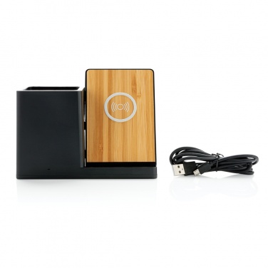 Logo trade promotional items picture of: Ontario RCS recycled plastic 10W wireless charger