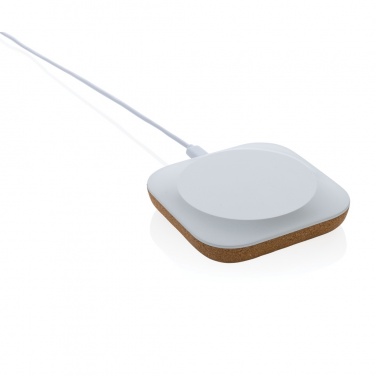 Logotrade corporate gift picture of: Oregon RCS recycled plastic and cork 10W wireless