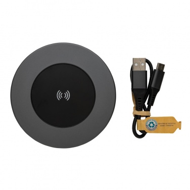 Logotrade promotional product picture of: Terra RCS recycled aluminium 10W wireless charger