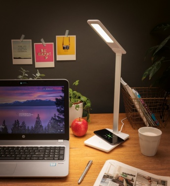 Logo trade promotional gifts image of: 5W Wireless Charging Desk Lamp