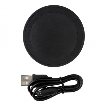 Logo trade promotional merchandise photo of: 5W wireless charging pad round