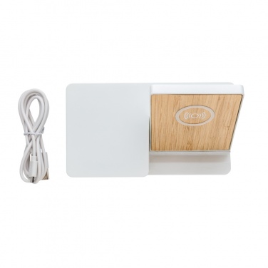 Logo trade promotional gifts picture of: Ontario 5W wireless charger with speaker