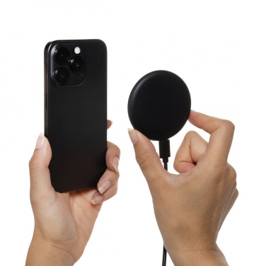 Logotrade promotional gifts photo of: Magnapad 15W RCS rplastic magnetic 3 in 1 charging pad