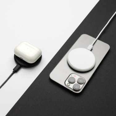 Logo trade promotional gifts image of: Magnapad 15W RCS rplastic magnetic 3 in 1 charging pad
