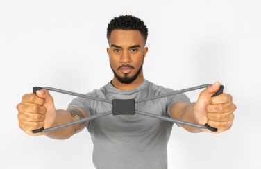 Logo trade promotional merchandise photo of: Fitness 8 shape exercise band in pouch