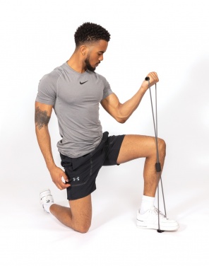 Logo trade promotional items image of: Fitness 8 shape exercise band in pouch