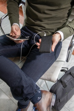 Logo trade business gifts image of: Tusca 10.000 mAh PU powerbank