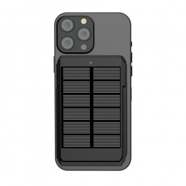 Logotrade advertising product image of: Skywave RCS rplastic solar powerbank 5000 mAh 10W wireless