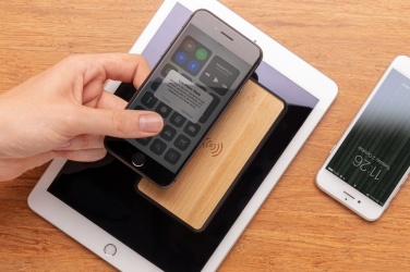 Logotrade promotional item picture of: RCS recycled plastic 8000 mAh Wireless Powerbank