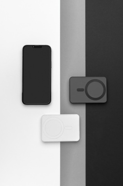 Logo trade corporate gifts picture of: Magnetix RCS recycled plastic 5000 mah magnetic powerbank