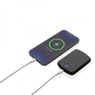 Logo trade promotional products picture of: MagBoost RCS recycled plastic 5000 mah magnetic powerbank