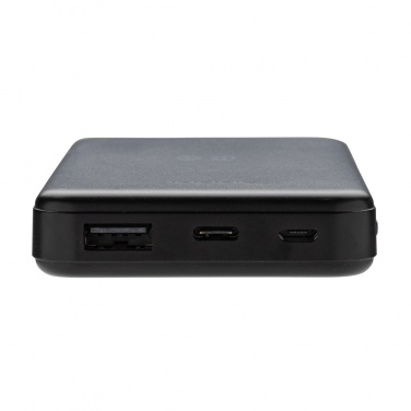 Logotrade promotional item image of: RCS recycled plastic 5.000 mAh 5W wireless powerbank