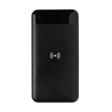 Logo trade promotional merchandise photo of: RCS standard recycled plastic wireless powerbank