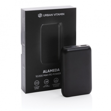 Logo trade promotional giveaway photo of: Urban Vitamin Alameda 10.000 mAh 18W PD powerbank