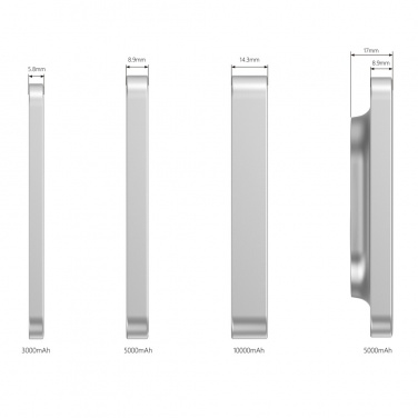 Logotrade promotional items photo of: Urban Vitamin Malibu RCS plastic/alu 5000 mah powerbank