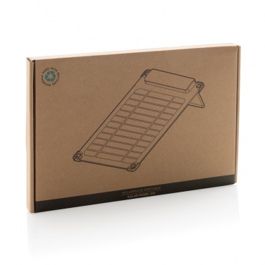 Logo trade advertising products image of: Solarpulse rplastic portable solar panel 5W