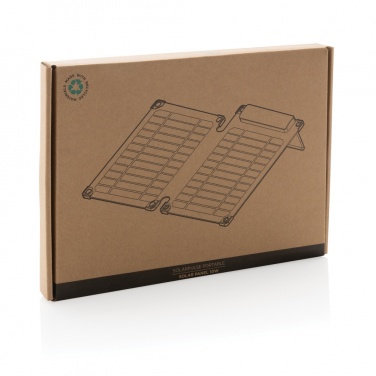 Logo trade promotional products picture of: Solarpulse rplastic portable Solar panel 10W