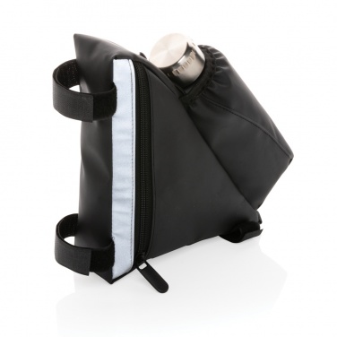 Logotrade promotional merchandise photo of: PU high visibility bike frame bag with bottle holder