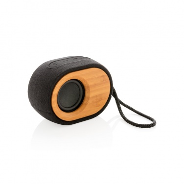 Logo trade promotional product photo of: Bamboo X  speaker