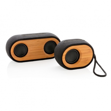 Logo trade promotional products picture of: Bamboo X  speaker