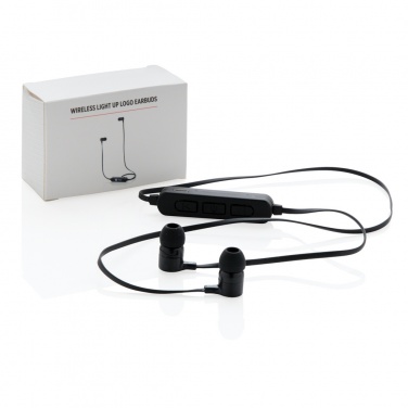Logotrade promotional gift picture of: Light up logo wireless earbuds